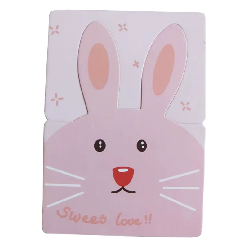 Мультяшный мини-поздравительная открытка на день рождения стереоскопический ветер милые животные формы благодарности карта рукописного благословения расширенный смысл