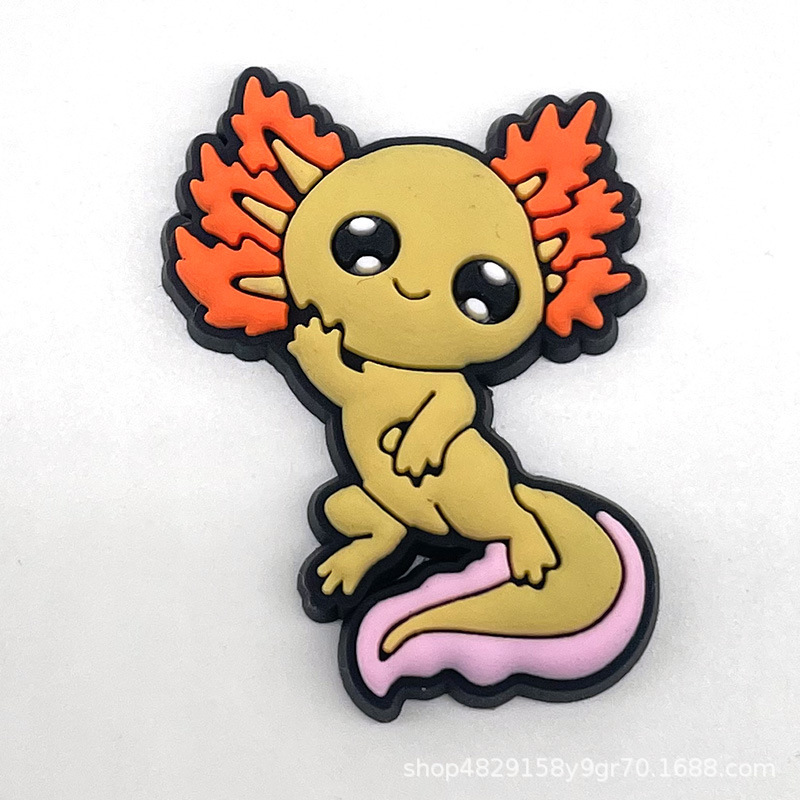 サメ、イルカ、ヒトデ、海洋動物、Zhibixing クロックス、アクセサリー、PVC ソフトラバークロックス、靴バックル、靴の花の装飾|undefined