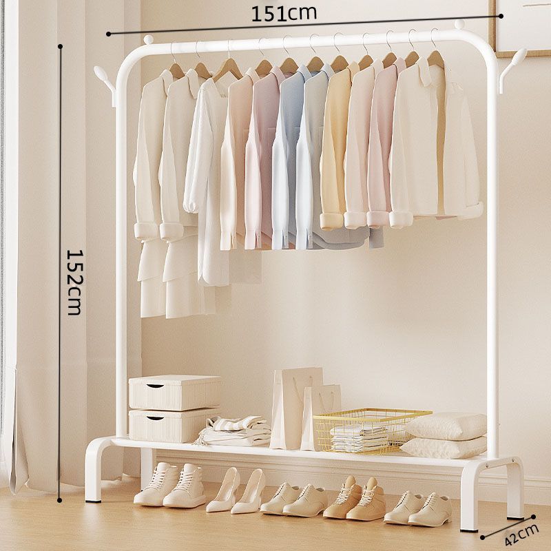 Percha de piso interior varilla de secado de balcón percha de ropa de dormitorio simple percha de ropa de una sola varilla percha de colcha percha de ropa