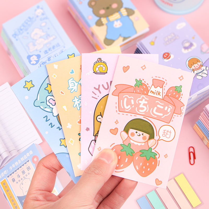 Korean Edition ins Cute little book Yan value student Mini Cartoon notebook children originality gift wholesale
