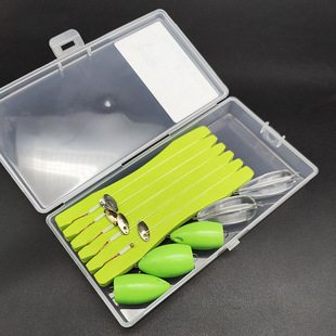 Fly Fishing Tackle Set with Sequin Sleeves, Micro Lure Set for Perch and Small Fish, Line Board, Wholesale