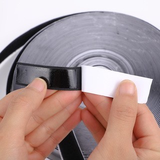 Adhesivo de doble cara Hebilla de Velcro Superficie de gancho de nylon Superficie de lana Pegatinas para madre e hijo con adhesivo Fábrica de velcro