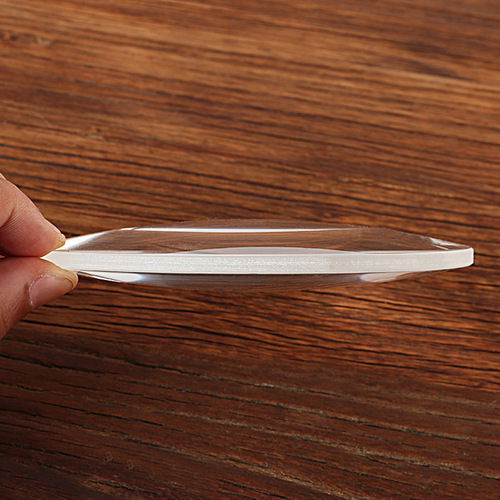 Optical glass lens convex lens 30-127mm 10x magnifying glass projector industrial experimental scientific and educational instrument