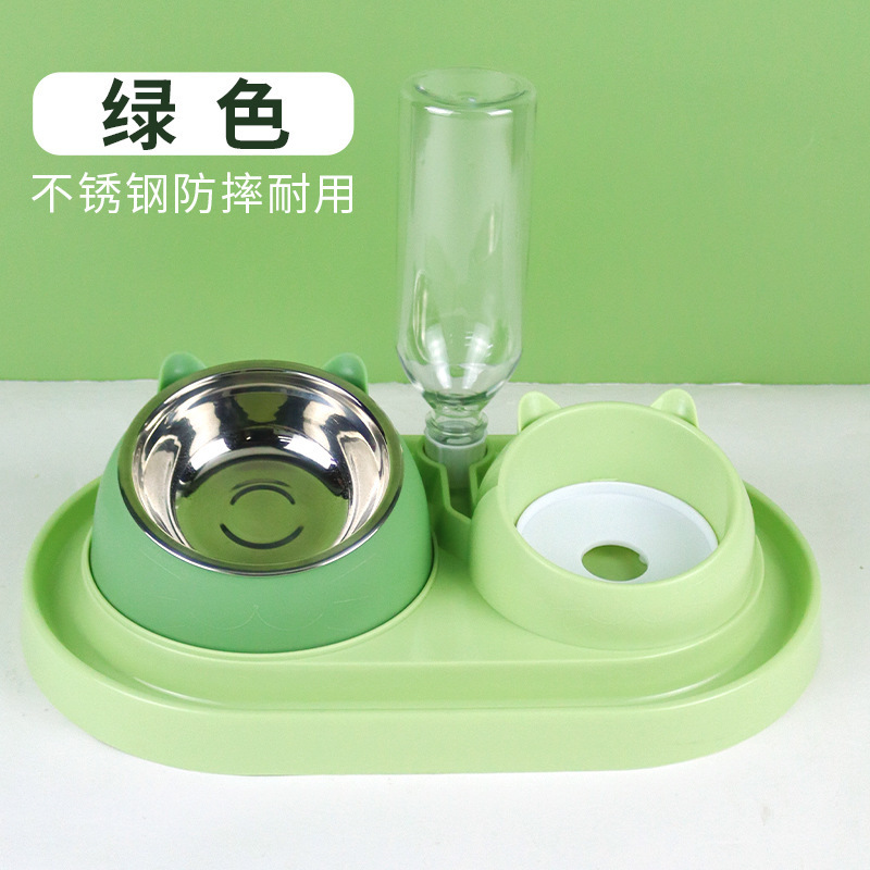 3-in-1 녹색 + 녹색 고양이 스테인레스 스틸