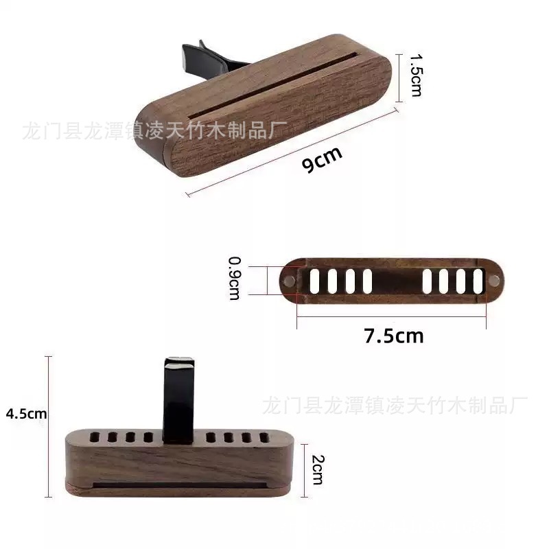 Ambientador de Coche de Madera Popular Transfronterizo para Rejilla de Ventilación de Aire Acondicionado, el Fabricante Suministra Fragancia de Coche de Lujo Ligero y Repelente de Mosquitos.