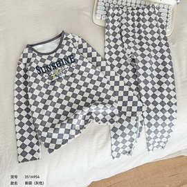 品牌正品230g微厚秋衣秋裤套装儿童睡衣男童大童倍柔棉保暖内衣套