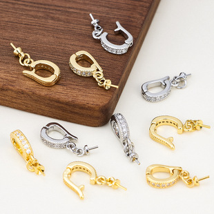 DIY������� �f�ܿ��^�����朵�����D�ֿ�18K����ʯ�B�ӿ۴��