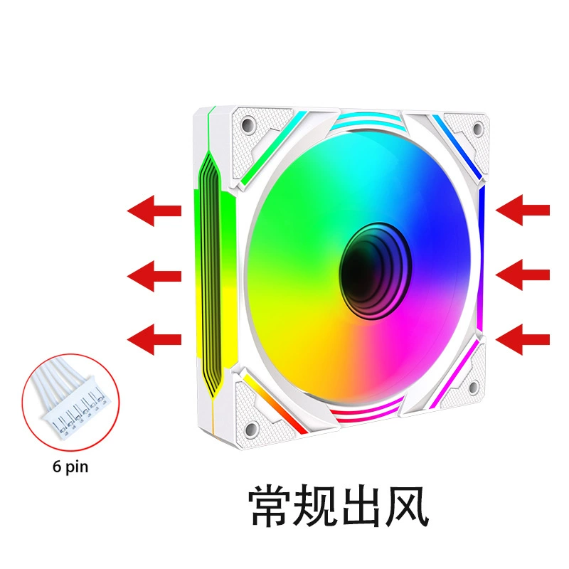 Кулер‑вентилятор Case Cloud‑1200, 120 мм, RGB подсветка, бесшумные опции с управлением температурой