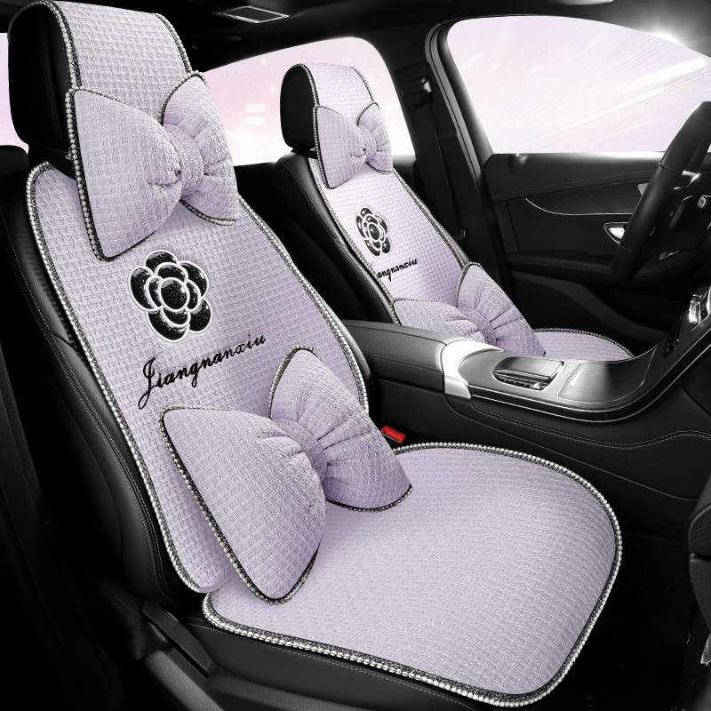 花朵汽车座垫四季适用蒙迪欧思域卡罗拉锐放奥迪A3哈佛H6cs75plus