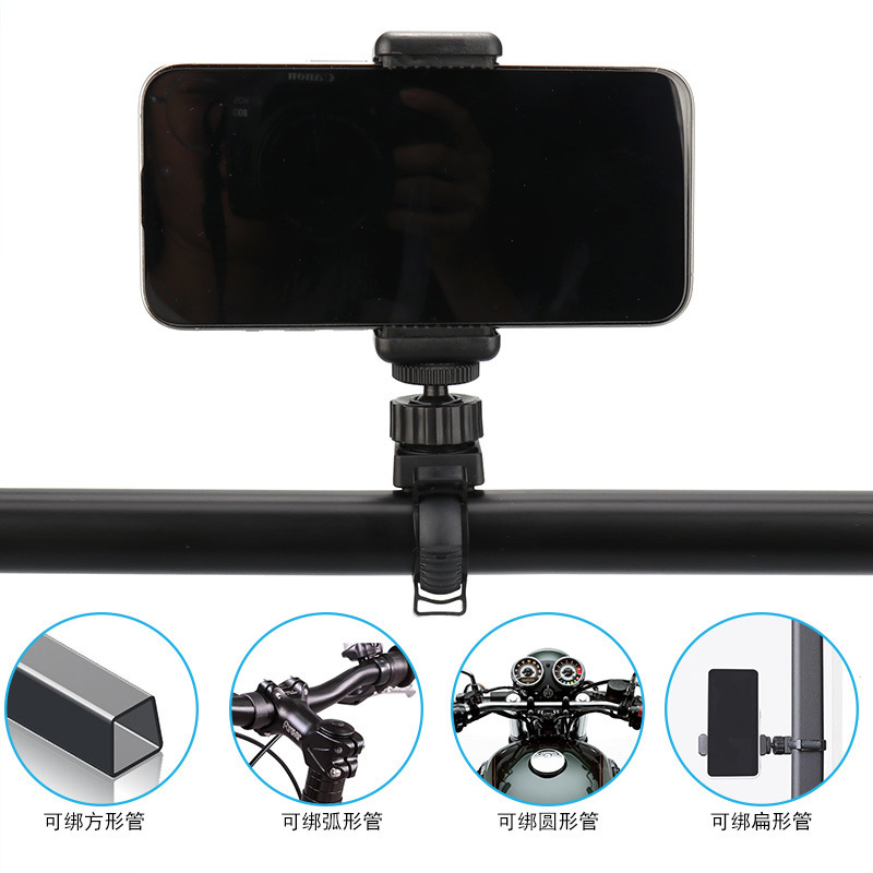 360度ロープ固定クリップ、スポーツカメラストラップブラケット、ライブブロードキャスト自撮り写真撮影、回転GoPro自転車クリップ|undefined