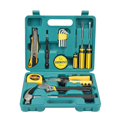 16-piece vehicle repair tool box household hardware set portable tool set multi-function screwdriver combination