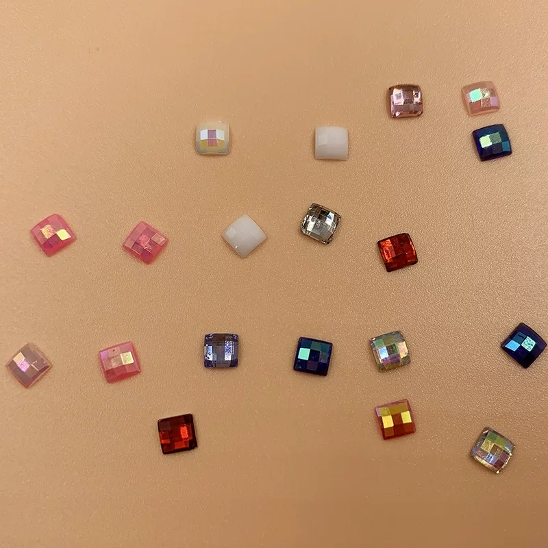 Resin drilling square resin square diamond diamond diamond turtle surface resin square diamond diamond drilling jelly square diamond