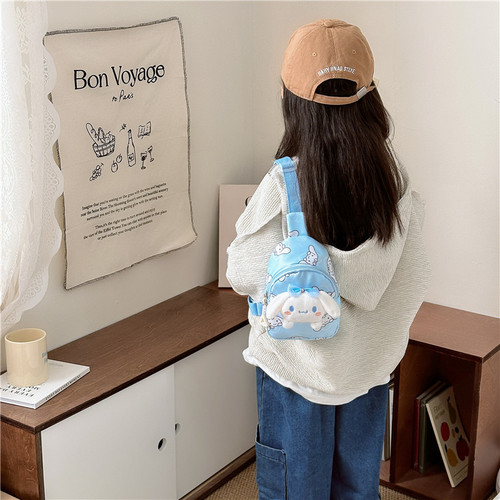 Children's cartoon cute girl school bag for 3-5 years old,  new model, kindergarten and primary school cross-body bag