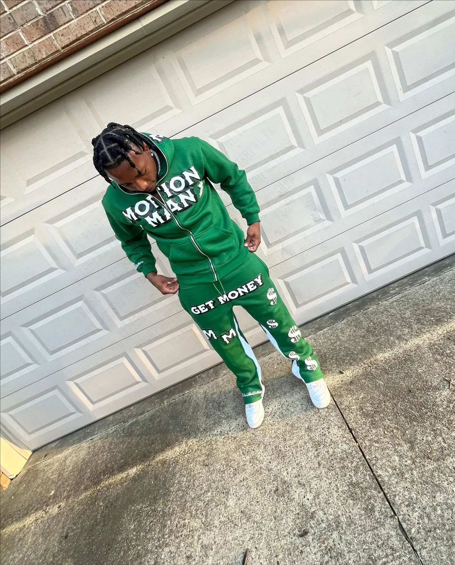 2024 New Letter Print Hoodie Jacket Hooded Top Harajuku American Street Style Hip Hop Set_voghion.com