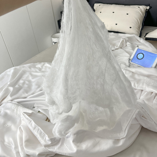 Handmade silk quilt 100 pure cotton double palace mulberry silk summer quilt air conditioning quilt core spring autumn quilt winter quilt mother quilt wholesale