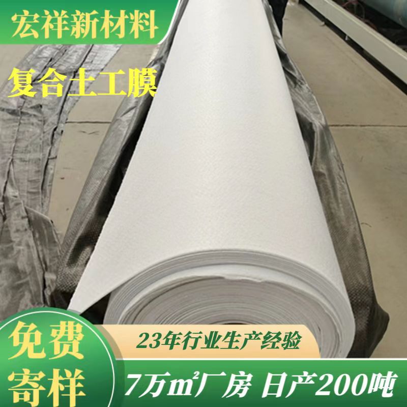 供应复合防渗膜泥鳅养殖环保土工膜600g复合土工膜