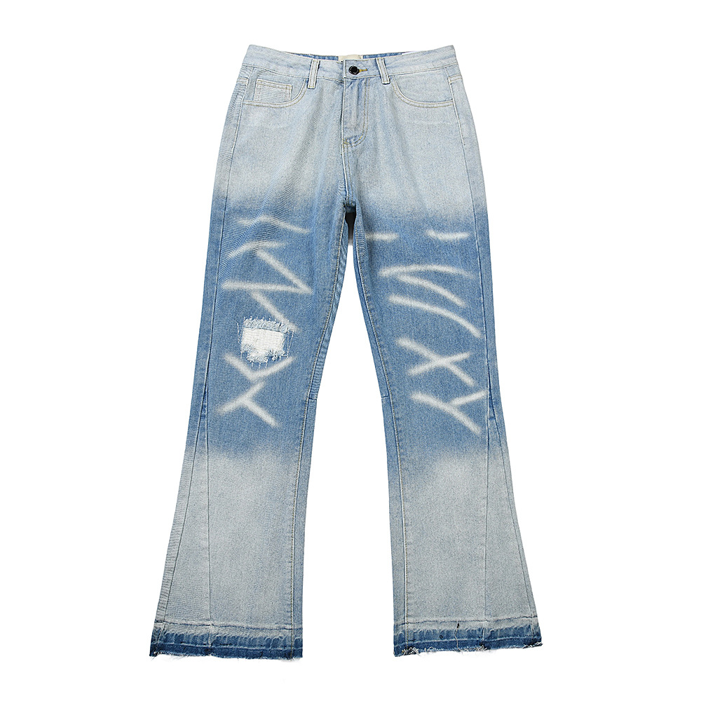 New Product: Wholesale On - Washed Distressed Casual Jeans Men And Women, Available For Dropshipping_mkmklike.com