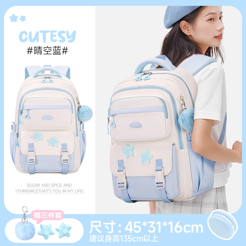 Mochila de escuela primaria transfronteriza de la fábrica de Shaodong