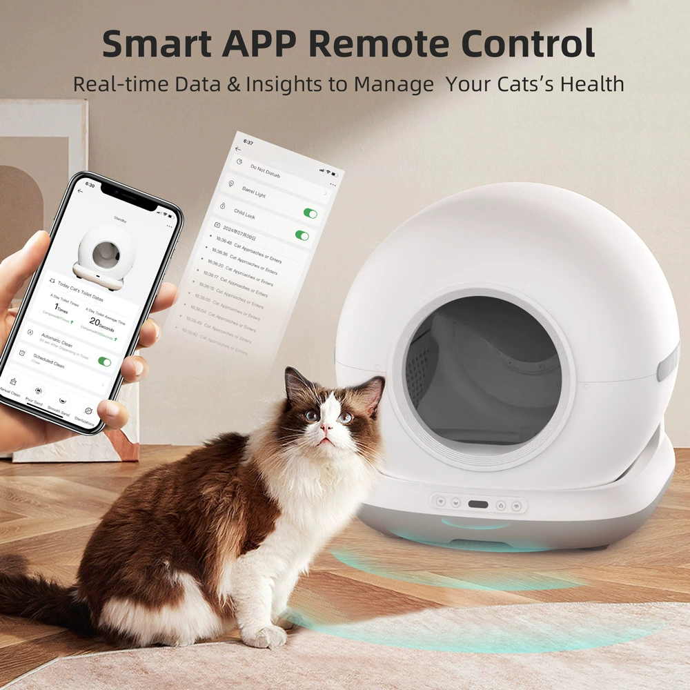 Трансграничный взрыв домашних животных умный кошачий туалет кошачий туалет 72L полностью закрыт без кота дизайн умный кошачий туалет