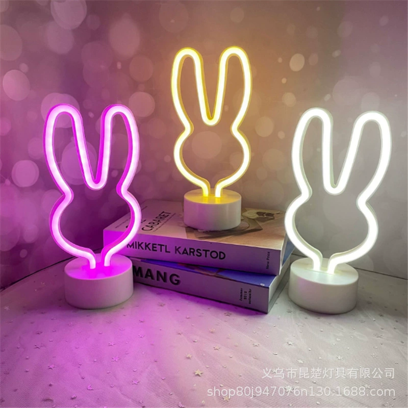 SOURCE neon light factory multi-style detachable vertical table lamp room decoration atmosphere lamp