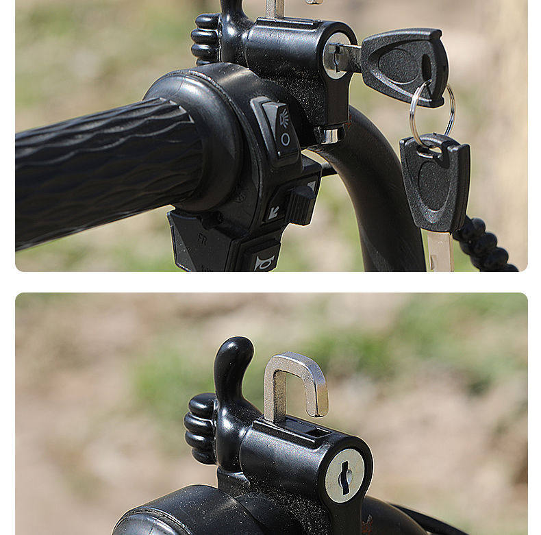 Electric Vehicle Helmet Lock, Electric Vehicle Motorcycle Safety Helmet Key Hook, Fixed Lock Buckle, Universal Hat Lock