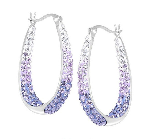 15g Weight Zircon Inlay Material Earrings Classification 1 Pair Quantity 1 Pair Elegant Lady U Shape Plating Inlay Alloy Zircon Earrings