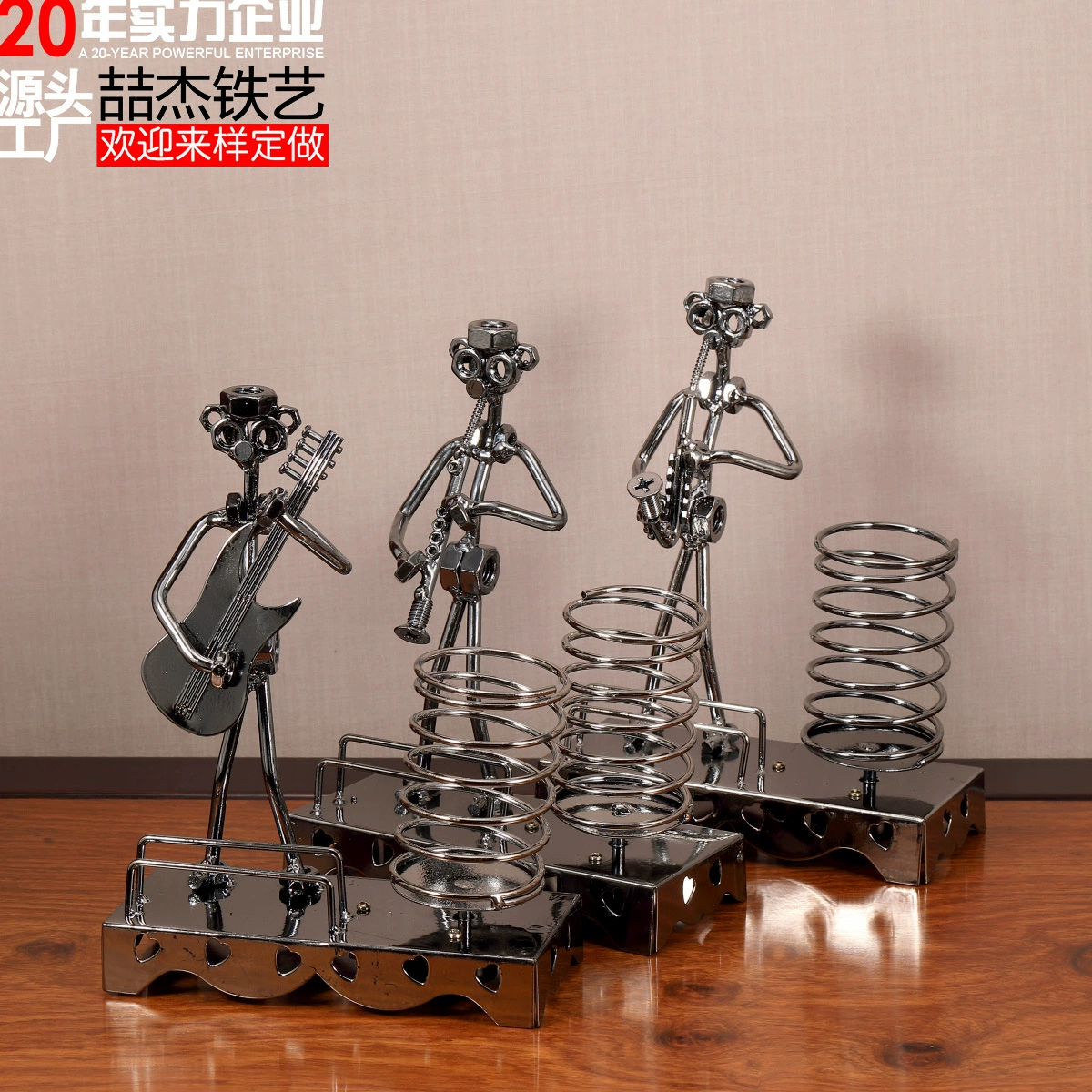 Стол креативный ручка встряхивает ручку музыкальная коробка металлическая кованое ремесло оптовая продажа