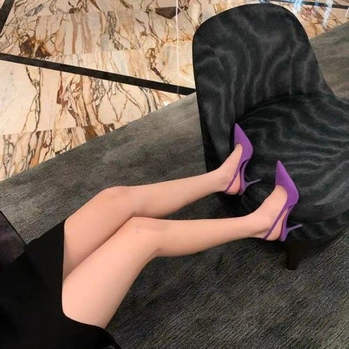 Women's Large Size High Heel Sandals, European and American Style, Stylized, Slim Heel, Pointed Toe Sandals for Women