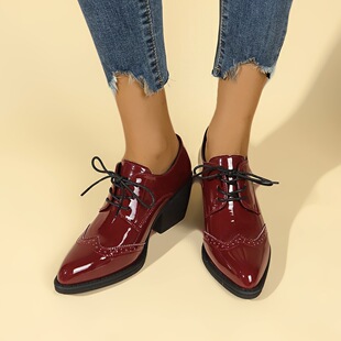 X 13905 Low Heel Lace Up Shoes �����͸�ŮЬ
