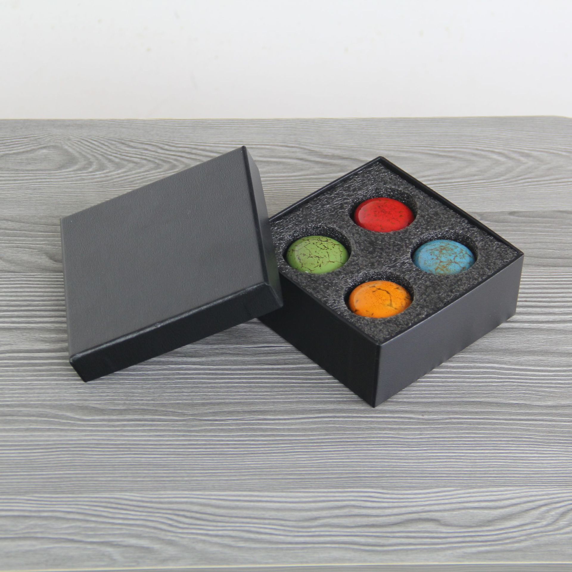 Latas de té Mini latas de cerámica Latas de té de cambio de horno Latas selladas de almacenamiento portátil Latas de yeso de viaje Latas de polvo perfumadas