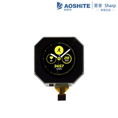 LS010B7DH01 シャープ 1inch ラウンドディスプレイ 128×128 低消費電力腕時計スマートウェアラブル mip スクリーン