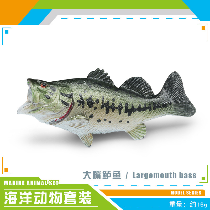 Transfronteriza simulación animal marino atún pargo real ganado puerto bajo salmón modelo adornos