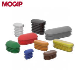 白色现货旦形塞灰色椭圆管塞 黑色运动器材拱面堵头桌椅脚内塞