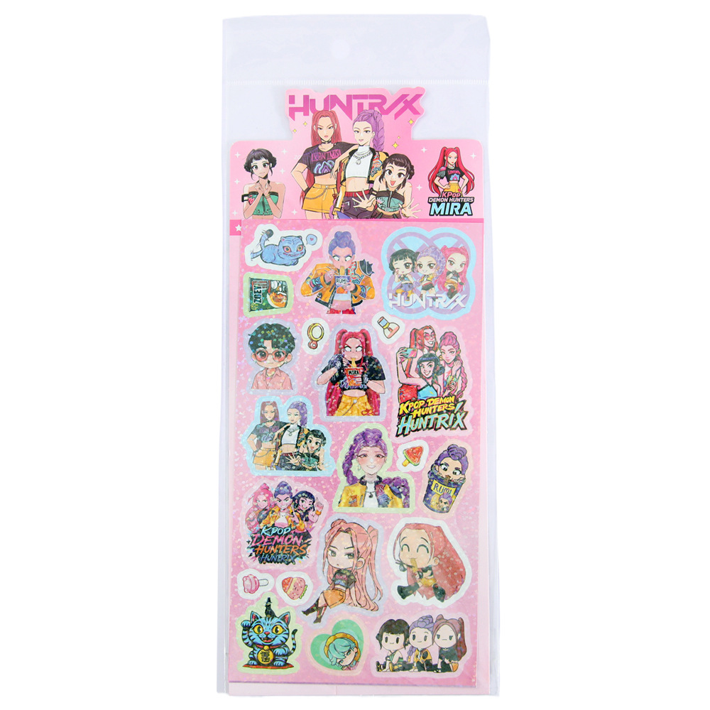 Cazadora de brujas pegatinas de tarjetas de alto valor de cara pegatinas de cuentas láser pegatinas de dibujos animados pegatinas de delfines de agua pegatinas de decoración DIY para niños