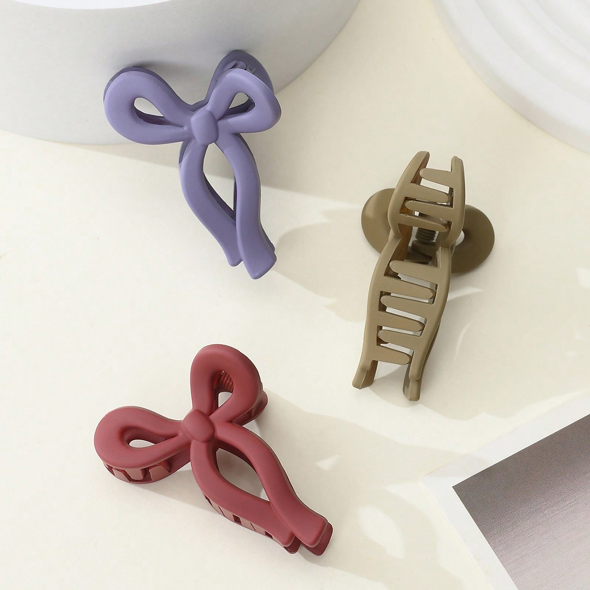 3-piezas pequeño tamaño clip helado mate niña niños mini lindo color horquilla roto pelo tiburón clip transfronterizo