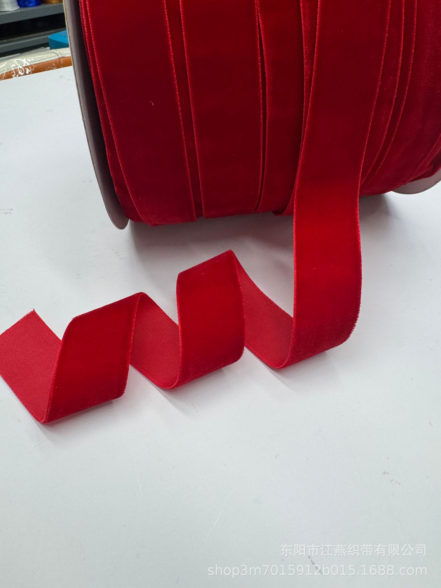 Cinturón de flocado spot unilateral cinta de lana de doble cara cinta de lana 2CM2.5cm spot al por mayor cinta de lana de color accesorios de ropa