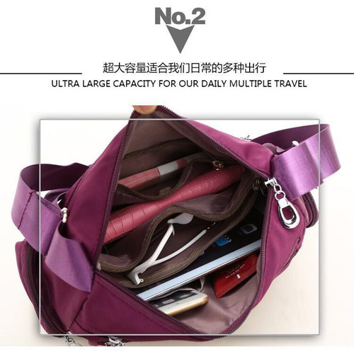Women's 2024 New Large Capacity Cross-border Nylon Single Shoulder Bag Fashion Casual Mommy Bag Dropshipping One Piece