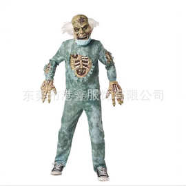 跨境万圣节儿童疯狂僵尸医生服装