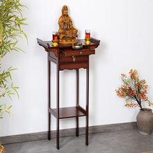 神台桌供奉菩萨财神爷佛桌吉祥供桌佛台香台家用客厅玄关中式供台