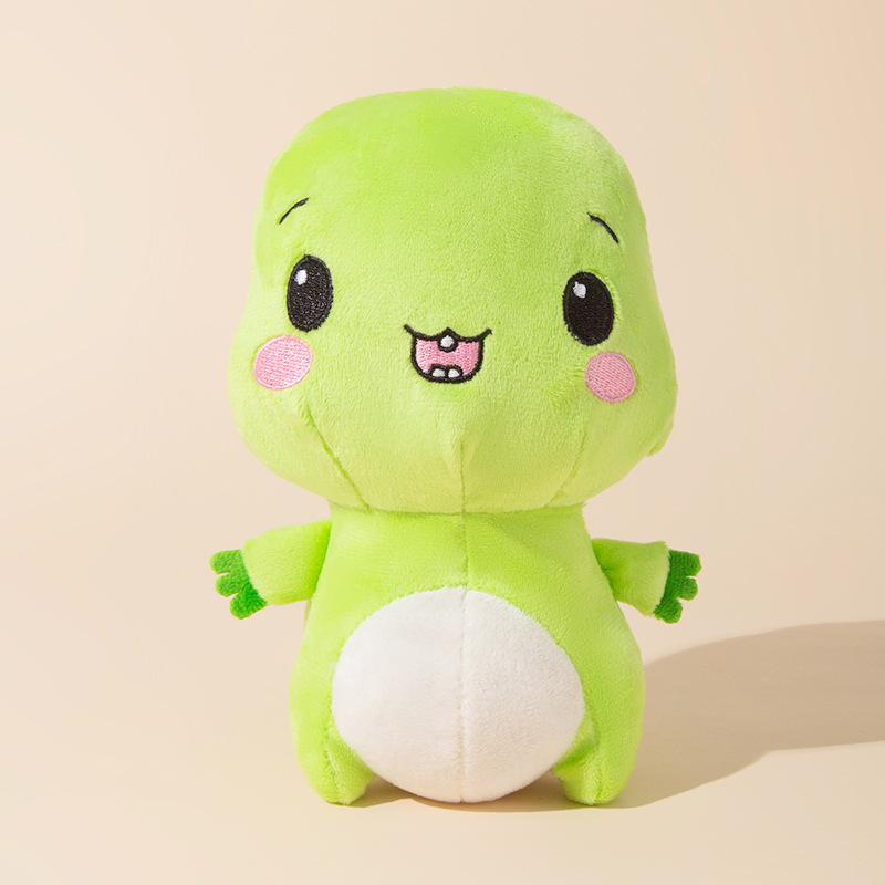 Pequeño dinosaurio verde