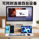 ZYG-806 Macaron Dual Mode Wireless Bluetooth Keyboard Mouse Set Retro Punk Style Round Key Cap Charging Key