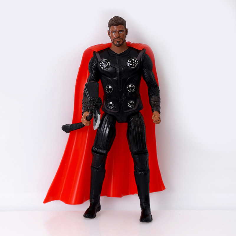 アベンジャーズフィギュアキャプテンアメリカスパイダーマンアイアンマンレッドジャイアントライトレス人形モデル装飾品卸売|undefined