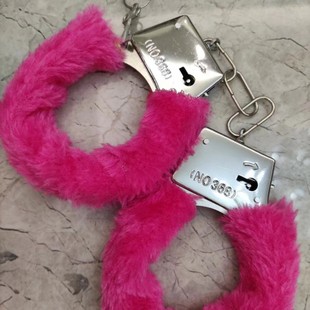 Sexy Plush Handcuffs, Simulated Bondage, Punishment, Training, Flirting, Handcuffs, Props, Sm Adult Dress-Up Toys