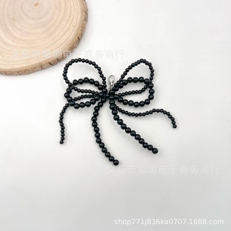 韓国ジュエリーインファッションリボンパール携帯電話吊りチェーンバッグキーホルダーアクセサリーヘアアクセサリーデザイン女の子|undefined