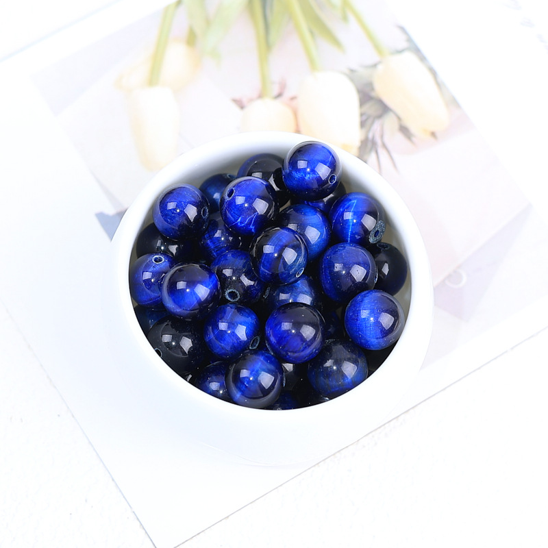 Fine lapis lazuli blue tiger eye stone