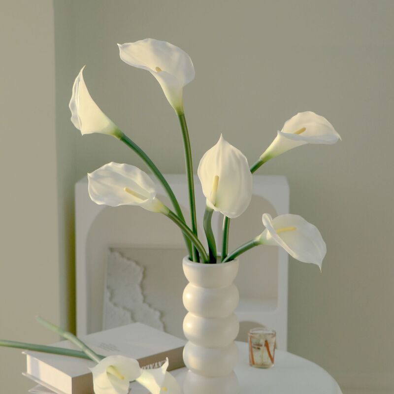 Highly Realistic Soft Plastic Calla Lilies, Calla Lily Flowers, Home Decoration Ornaments, Hotel Cafe Shop Decoration