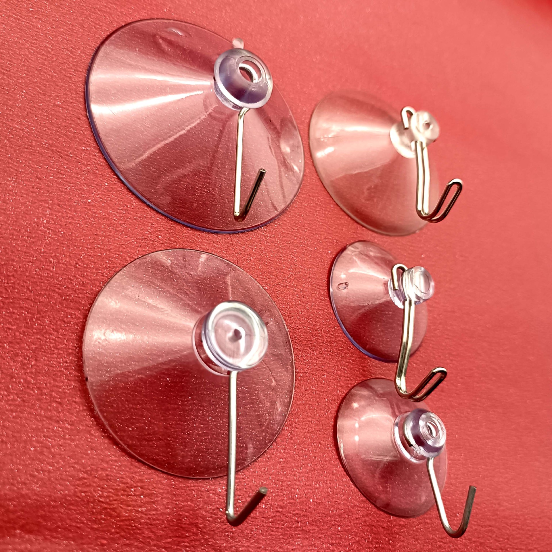 Venta caliente transfronteriza gancho lechón sin costura gancho adhesivo transparente vacío lechón metal hierro gancho reutilización