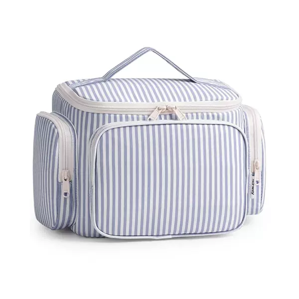 Cross-Border Hanging Travel Toiletry Bag for Women, Large Capacity Dry and Wet Separation Makeup Bag, Large Opening Portable Storage Bag