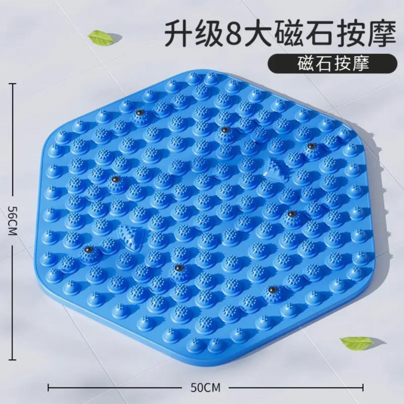 中医指压板加厚圆形足底垫穴位加大加厚通脚踩款经络超慢跑按摩垫|undefined