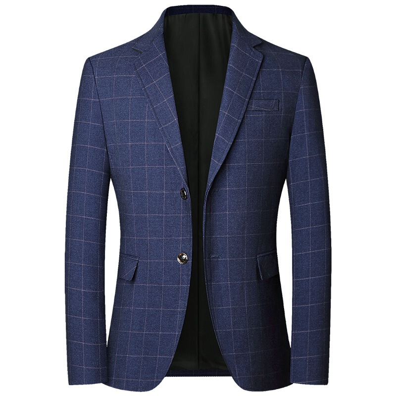 Middle-Aged Men's Suits, New Spring and Autumn Styles, Dad's Business Casual Single-Piece Suit Jacket, One-Piece Outerwear, Wholesale